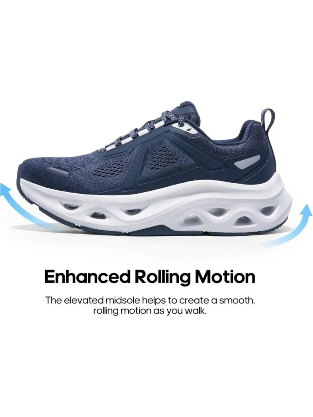 Men's Dark Blue Comfortable Shoes MovePropel Athletic Breathable Tennis Sneakers